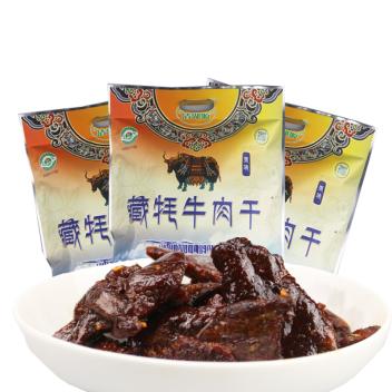 清湖源青海牦牛肉干200g袋装(香辣)
